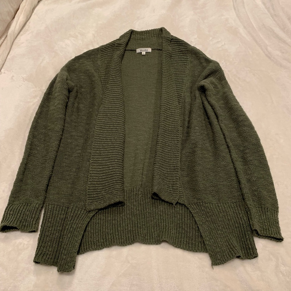 Olive Green Cardigan